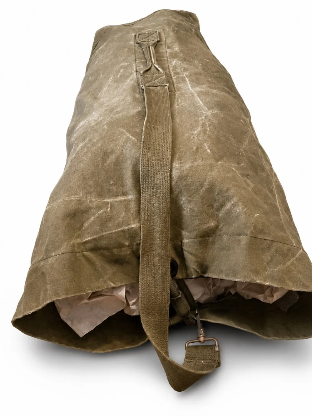 Sun Faded Duffle Bag - Olive Green